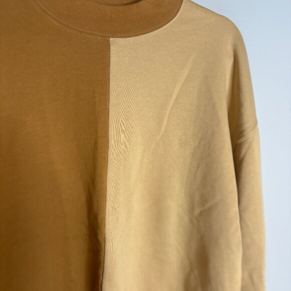 Madewell Cotton Studio Mockneck Sweatshirt in Colorblock - Picture 3 of 6